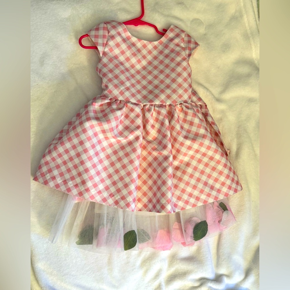 Flower pink dress